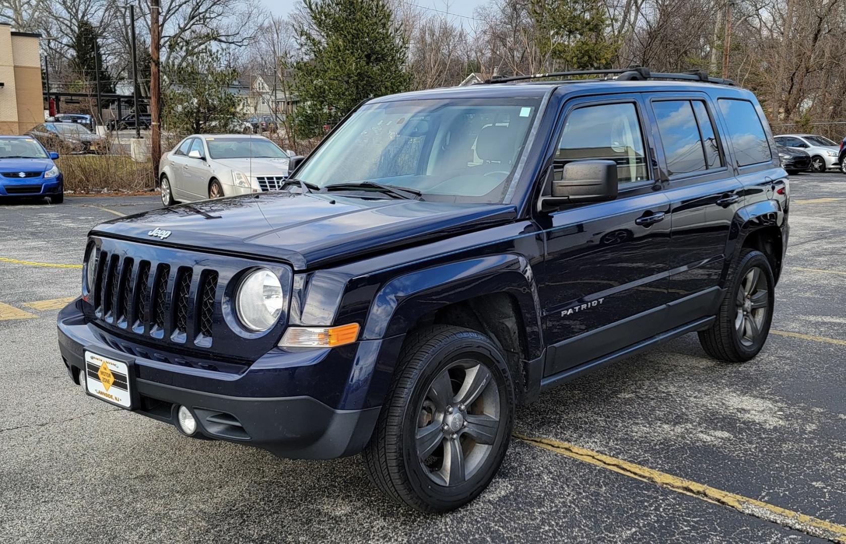 2015 Blue /Black Jeep Patriot Latitude (1C4NJRFB0FD) with an 4-Cyl, 2.4 Liter engine, Automatic transmission, located at 341 N White Horse Pike, Lawnside, NJ, 08045, (856) 262-9500, 39.855621, -75.027451 - Photo#1